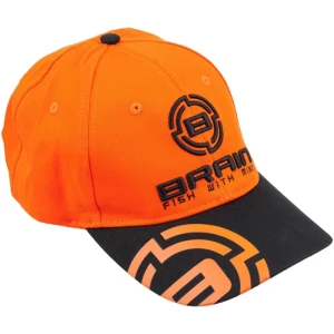 Sapca BRAIN Orange and Black Cap, Marime 58 Sapca BRAIN Orange and Black Cap, Marime 58