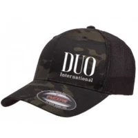 Sapca DUO Flexfit Mesh Cap, Black Camo