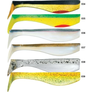 Belly Shad 80mm (8 Buc/pac)-037 Brown Back Sakura