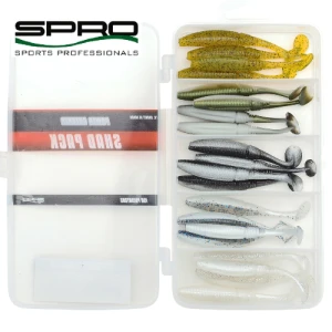 Cutie Spro Pc Cu 20 Twistere Micro Shad Natural 7.5cm