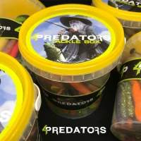 Galeata cu Naluci Siliconice 4Predators Tackle Bucket 130buc Galeata cu Naluci Siliconice 4Predators Tackle Bucket 130buc