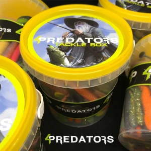 Galeata cu Naluci Siliconice 4Predators Tackle Bucket 130buc Galeata cu Naluci Siliconice 4Predators Tackle Bucket 130buc