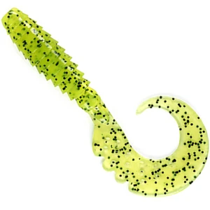 Grub FISHUP Fancy Grub 2.5cm, Chartreuse Black, 12buc/pac Grub FISHUP Fancy Grub 2.5cm, Chartreuse Black, 12buc/pac