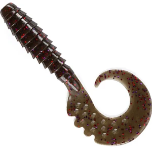 Grub FISHUP Fancy Grub 5cm, Green Pumpkin Brown Red & Purple, 10buc/pac