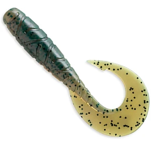 Grub FISHUP Mighty Grub 13.3cm, Motor Oil Pepper, 4buc/pac