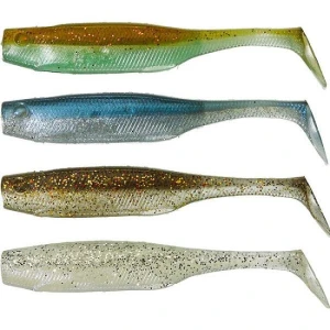 Kit Shad Gunki Peps, Clear Water, 9cm, 4buc/plic