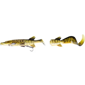 Naluca Savage Gear Hybrid Pike Ss04, Muddy Pike, 17cm, 45g, 1+2cozi/blister
