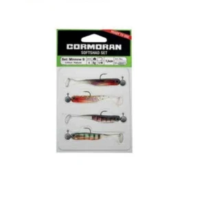 Set Shad Cormoran Minnow S Nature 7,5cm/5g/carlig 1/0 4buc
