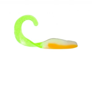 Shad Bass Assassin Curly Shad 10cm Acid Rain 10buc