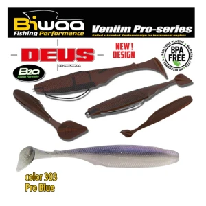 Shad Biwaa Deus 15cm 303 Pro Blue 4buc/plic