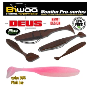 Shad Biwaa Deus 15cm 304 Pink Ice 4buc/plic