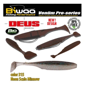 Shad Biwaa Deus 15cm 311 Neon Scale Minnow 4buc/plic