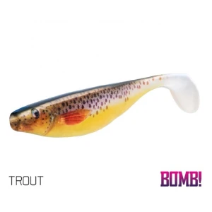Shad Delphin  Bomb Hypno / 3buc 9 Cm/3d Trout