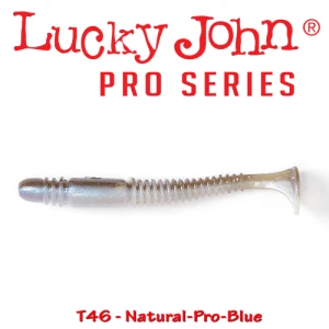 Shad Lucky John Tioga T46 Natural Pro-blue 8.6cm 3.9g 6buc/plic