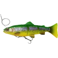 SHAD SAVAGE 4D LINE THRU PULSETAIL TROUT 15CM/35G FIRE TROUT