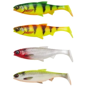 Shad Savage Gear 3d River Roach 8cm 5g Dark Water Mix 4buc/plic