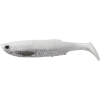 SHAD SAVAGE GEAR BLEAK PADDLE TAIL WHITE SILVER 8CM 4G 4BUC/PLIC