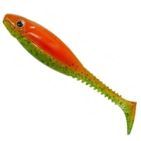 SHAD SOFT BAIT GUNKI GRUBBY ORANGE CHART BELLY, 6CM, 2G, 10BUC/PLIC