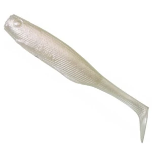 Shad Soft Bait Gunki Peps, White Flash, 9cm, 5.3g, 5buc/plic