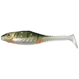 Shad Soft Bait Sensas Gunki Grubby Shad 6cm Green Perch 10buc/plic