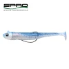 SHAD SPRO GUTSBAIT UV 110 MM PLUS OFFSET 3/0 14 GR AQUA AND PEARL
