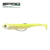 SHAD SPRO GUTSBAIT UV 110 MM PLUS OFFSET 3/0 14 GR LEMON AND PEARL