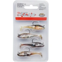Set BERKLEY Pulse Agent E Softbait Prerigged, 8cm, 14g, 4buc/pac