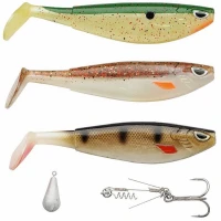 Set Shad BERKLEY Sick Pack Pike, 14cm, 3buc/pac