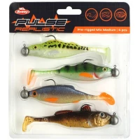 Set Shad Berkley Pulse Realistic Prerigged Mix Medium, 6.2cm, 4buc/pac