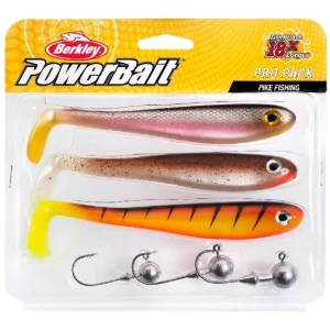 Set shaduri BERKLEY PowerBait Sneakshad Pack Pike, 5cm, 3buc/pac