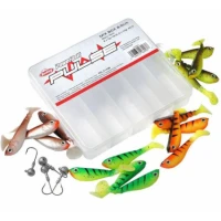 Set Shaduri Berkley Pulse Shad Mixbox 8cm + Jig-uri