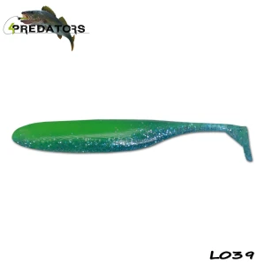 Shad 4predators Finesse Impact Caribbean Blue 10cm L039 5buc/plic