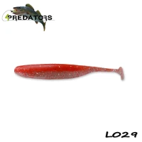 Shad 4Predators Finesse Impact Laminat Silver Blood L029 7cm 7buc Shad 4Predators Finesse Impact Laminat Silver Blood L029 7cm 7buc