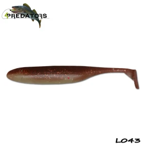 Shad 4predators Finesse Impact Mature Brown 10cm L043 5buc/plic