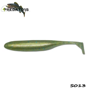 Shad 4predators Finesse Impact Olive Flash 10cm S013 5buc/plic