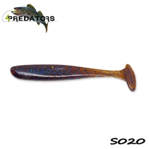 Shad 4Predators Slim Shad Cinnamon Blue 9cm S020 5buc/plic Shad 4Predators Slim Shad Cinnamon Blue 9cm S020 5buc/plic