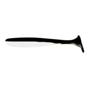 Shad 4predators Slim Shad Floating 9 Cm L011 Culoare Black - Pearl 7 Buc/plic
