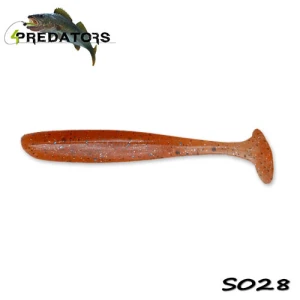 Shad 4predators Slim Shad Magic Carrot 9cm S028 5buc/plic