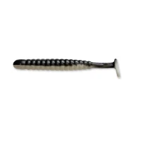 Shad 4Predators Worm Shad Floating 8 CM L011 Culoare Black - White 7 buc/plic