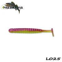 Shad 4Predators Worm Shad Laminat 8cm culoare 025 6buc/plic Shad 4Predators Worm Shad Laminat 8cm culoare 025 6buc/plic