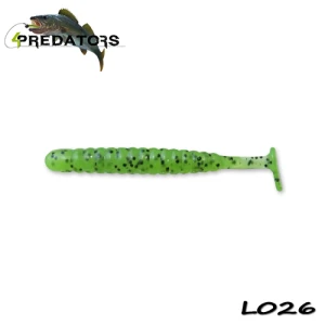 Shad 4Predators Worm Shad Laminat 8cm culoare L026 Kiwi 6buc/plic Shad 4Predators Worm Shad Laminat 8cm culoare L026 Kiwi 6buc/plic