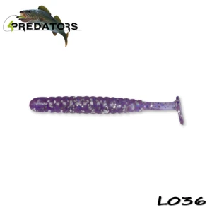 Shad 4Predators Worm Shad Laminat 8cm culoare L036 Lavender Sky 6buc/plic Shad 4Predators Worm Shad Laminat 8cm culoare L036 Lavender Sky 6buc/plic