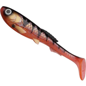 Shad ABU GARCIA Beast Paddletail, Red Tiger, 17cm, 49g, 6buc/pac Shad ABU GARCIA Beast Paddletail, Red Tiger, 17cm, 49g, 6buc/pac