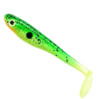 Shad Berkley Powerbait Hollow Belly, Hot Firetiger, 12.5cm, 4buc/plic