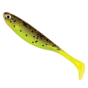 Shad BERKLEY PowerBait Sneakshad, Brown/Chartreuse, 11cm, 3buc/plic