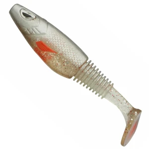 Shad BERKLEY Sick Swimmer, Silver Roach, 12cm, 32buc/pac Shad BERKLEY Sick Swimmer, Silver Roach, 12cm, 32buc/pac
