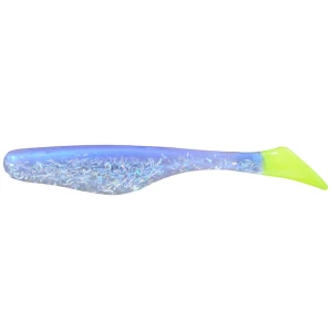 Shad Bass Assassin Turbo Opening Night Lime Tail 10cm, 10buc