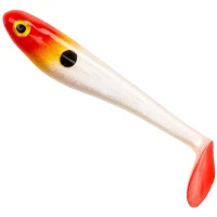 Shad Berkley PowerBait Hollow Belly, Red Head, 12.5cm, 4buc/plic