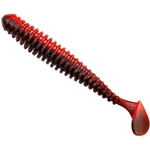 Shad Berkley PowerBait Swimmer Soft, Dark Red, 7cm, 8buc/plic Shad Berkley PowerBait Swimmer Soft, Dark Red, 7cm, 8buc/plic