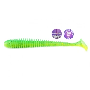 Shad Crazy Fish Vibro Worm 8.5cm 7d Squid Floating